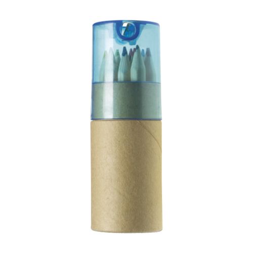12 coloured pencils in tube - Image 5
